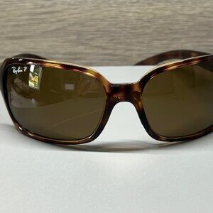 Ray-Ban Tortoise wrap sunglass RB4068  Excellent Condition
